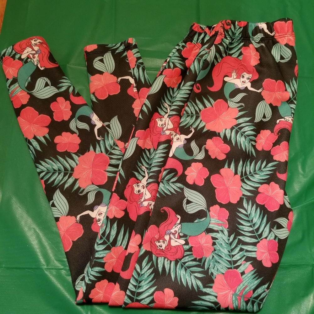 Little mermaid ariel leggings